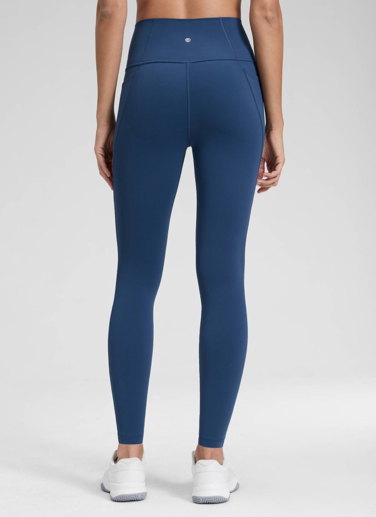 CRZ YOGA Mujer Leggings Deportivos con bolsillos de 28 Pulgadas MARFIL FRANCÉS