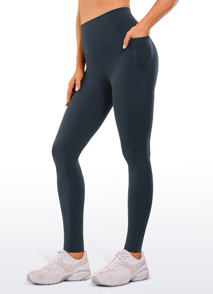 CRZ YOGA Butterluxe Leggings de Bolsillo de 30 Pulgadas para Mujer Negro