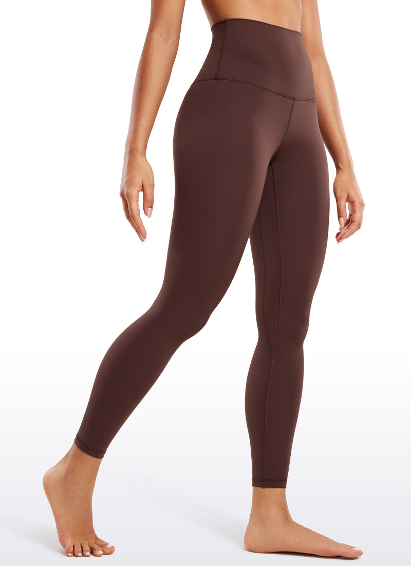 CRZ YOGA Butterluxe Leggings de Tiro Alto de 25 Pulgadas para Mujer Gris pardo
