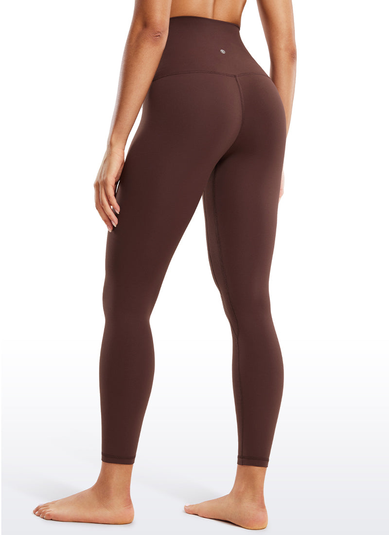 CRZ YOGA Butterluxe Leggings de Tiro Alto de 25 Pulgadas para Mujer Gris pardo
