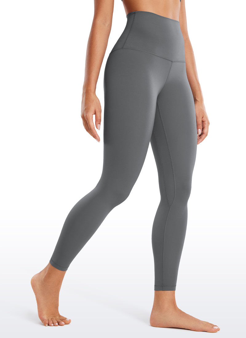 CRZ YOGA Butterluxe Leggings de Tiro Alto de 25 Pulgadas para Mujer Lava Humo Gris