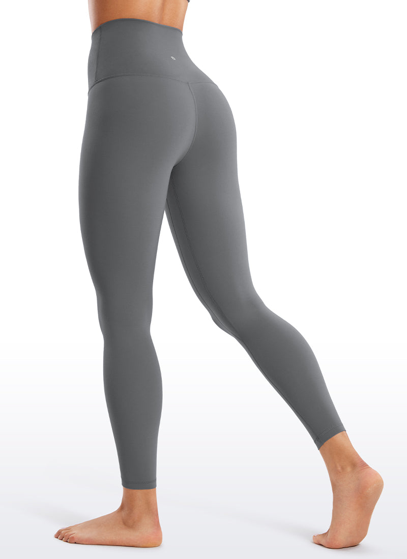 CRZ YOGA Butterluxe Leggings de Tiro Alto de 25 Pulgadas para Mujer Lava Humo Gris