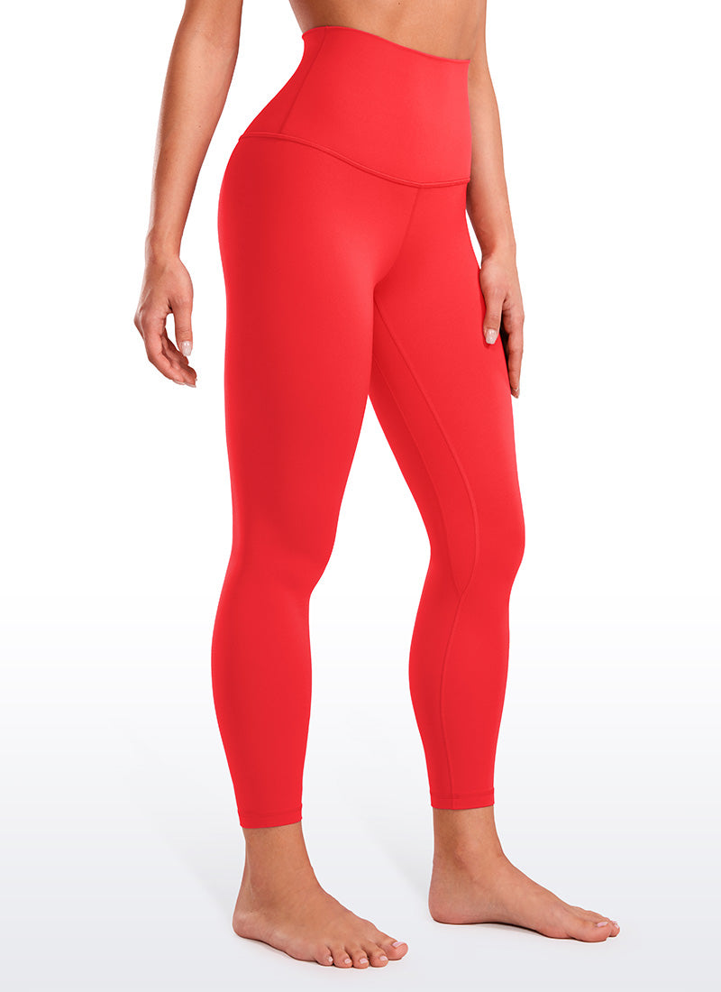 CRZ YOGA Butterluxe Leggings de Tiro Alto de 25 Pulgadas para Mujer Rojo Profundo
