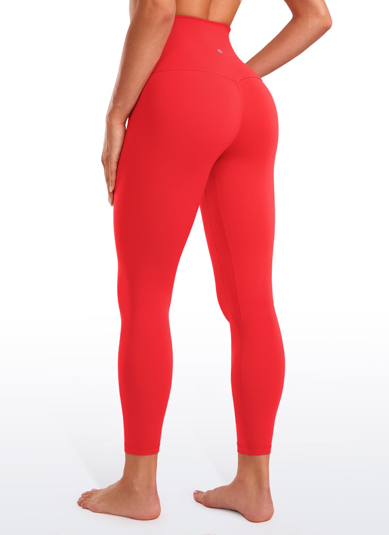 CRZ YOGA Butterluxe Leggings de Tiro Alto de 25 Pulgadas para Mujer Rojo Profundo