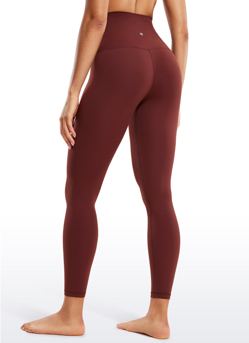 CRZ YOGA Butterluxe Leggings de Tiro Alto de 25 Pulgadas para Mujer Noctilucence Rojo