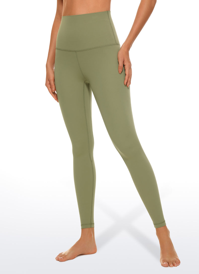 CRZ YOGA Butterluxe Leggings de Tiro Alto de 25 Pulgadas para Mujer Musgo Verde