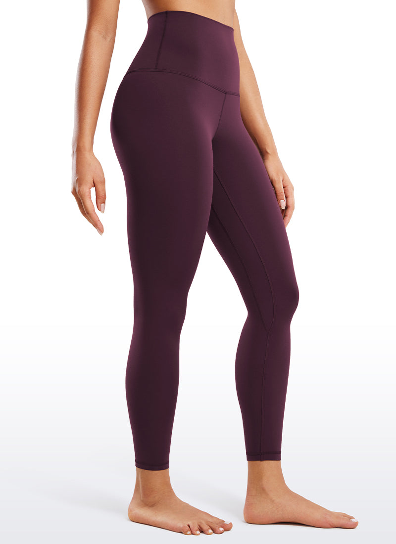 CRZ YOGA Butterluxe Leggings de Tiro Alto de 25 Pulgadas para Mujer Deep Purple