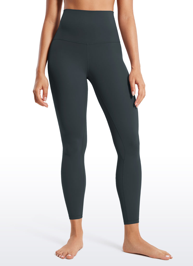 CRZ YOGA Butterluxe Leggings de Tiro Alto de 25 Pulgadas para Mujer Verde oscuro