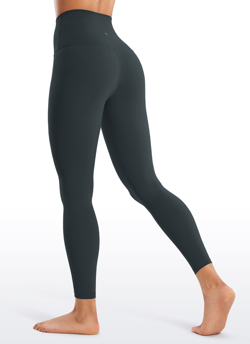 CRZ YOGA Butterluxe Leggings de Tiro Alto de 25 Pulgadas para Mujer Verde oscuro