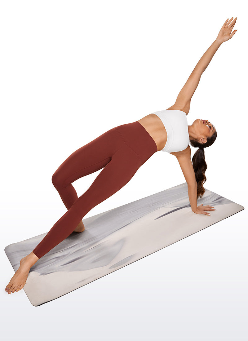 CRZ YOGA Butterluxe Leggings de Yoga de Cintura Alta para Mujer Azufaifo Marrón