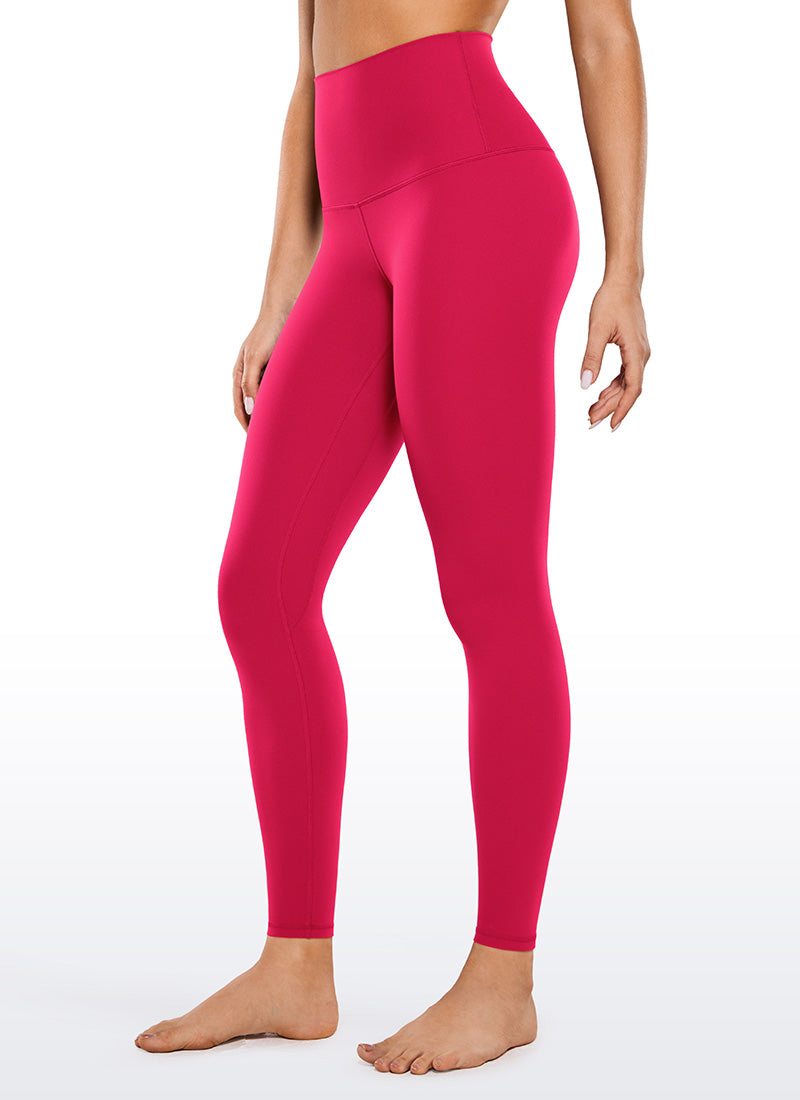 CRZ YOGA Butterluxe Leggings de Yoga de Cintura Alta para Mujer Viva Magenta