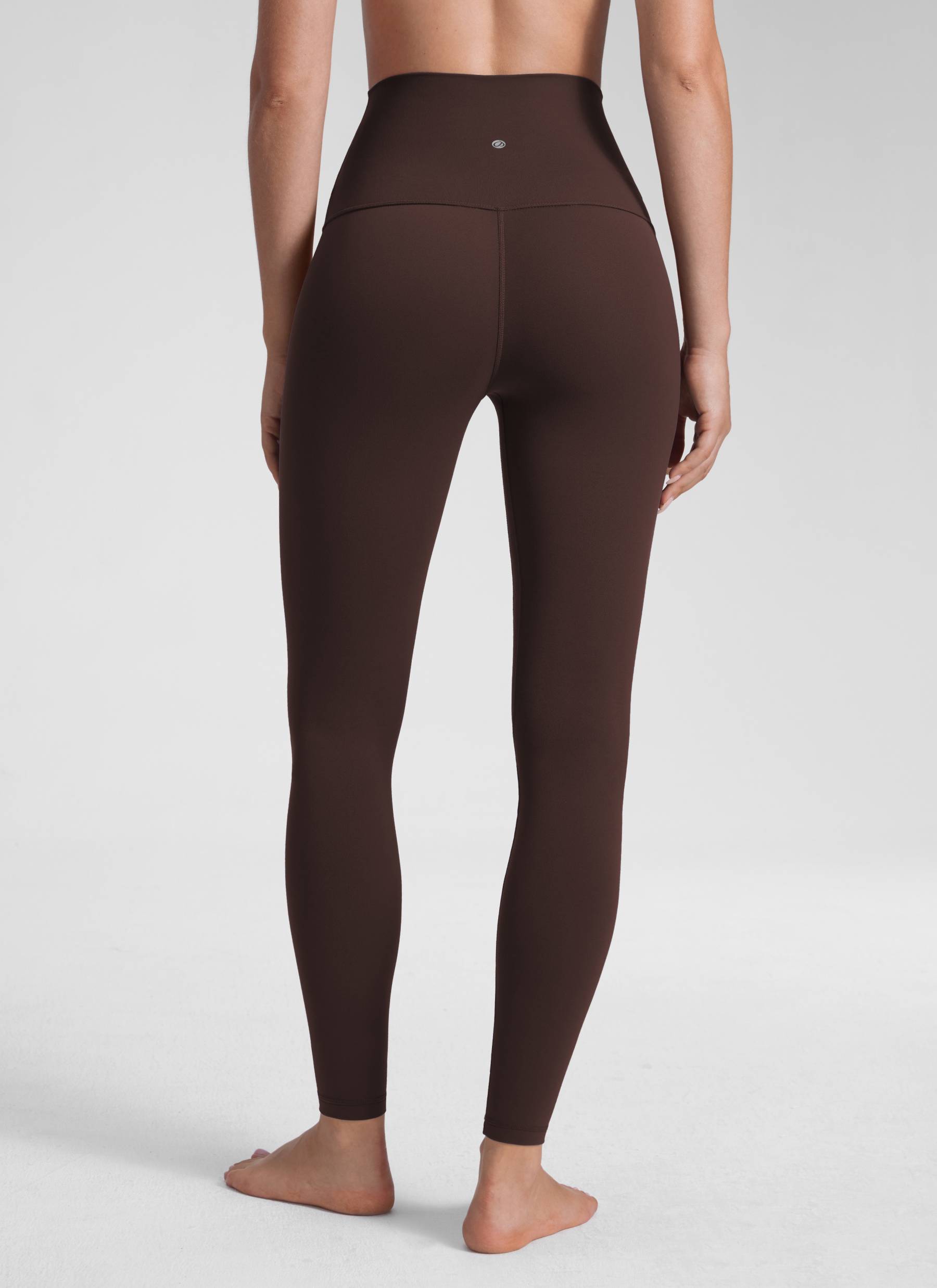 CRZ YOGA Butterluxe Leggings de Yoga de Cintura Alta para Mujer Marrón Fudge Caliente