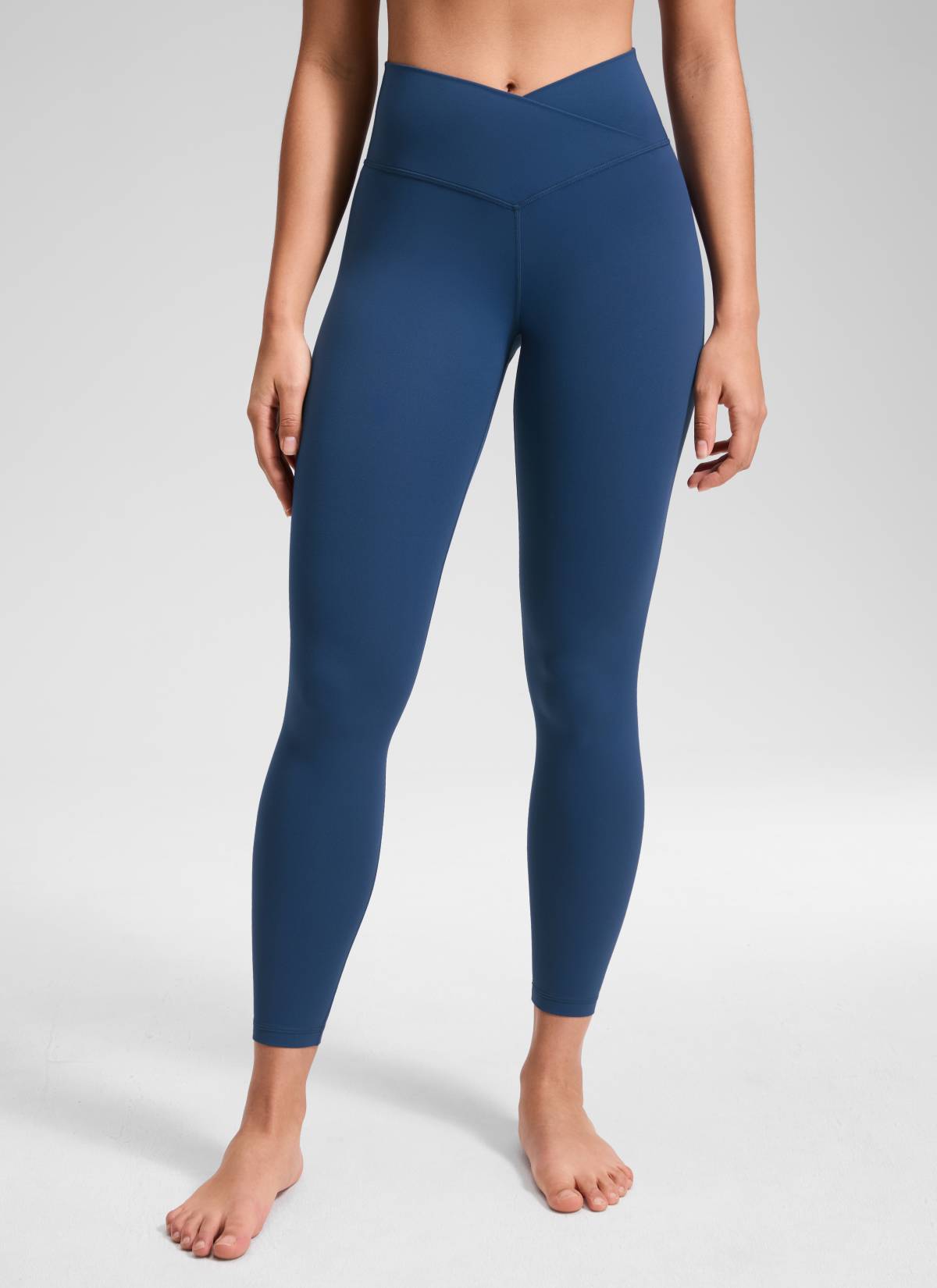 CRZ YOGA Butterluxe Leggings con Cintura Cruzada en V para Mujer MARFIL FRANCÉS