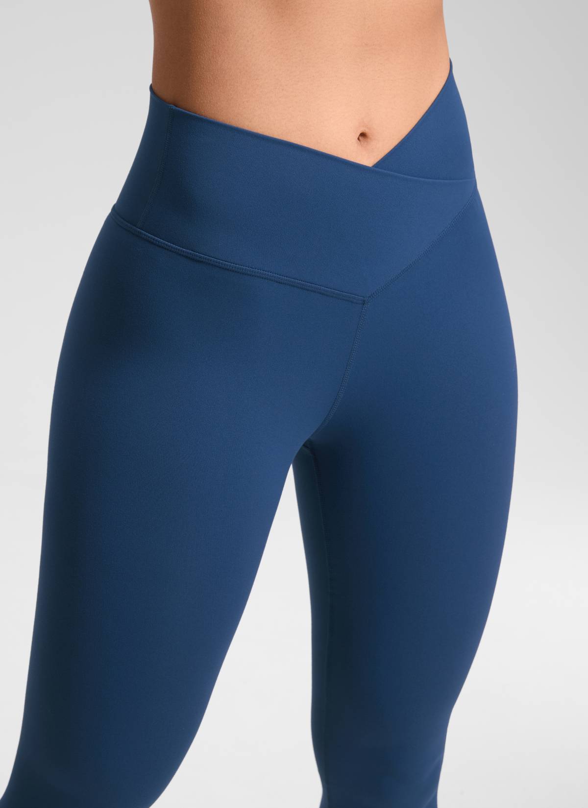 CRZ YOGA Butterluxe Leggings con Cintura Cruzada en V para Mujer MARFIL FRANCÉS