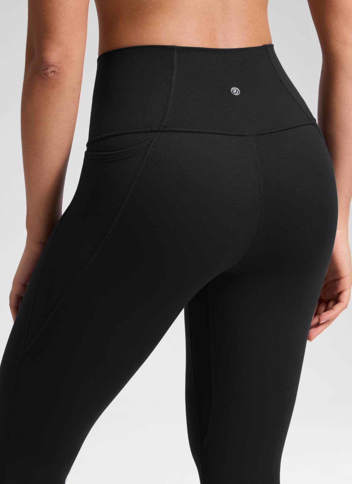 CRZ YOGA Capri de Yoga con Bolsillos de 21 Pulgadas para Mujer Negro
