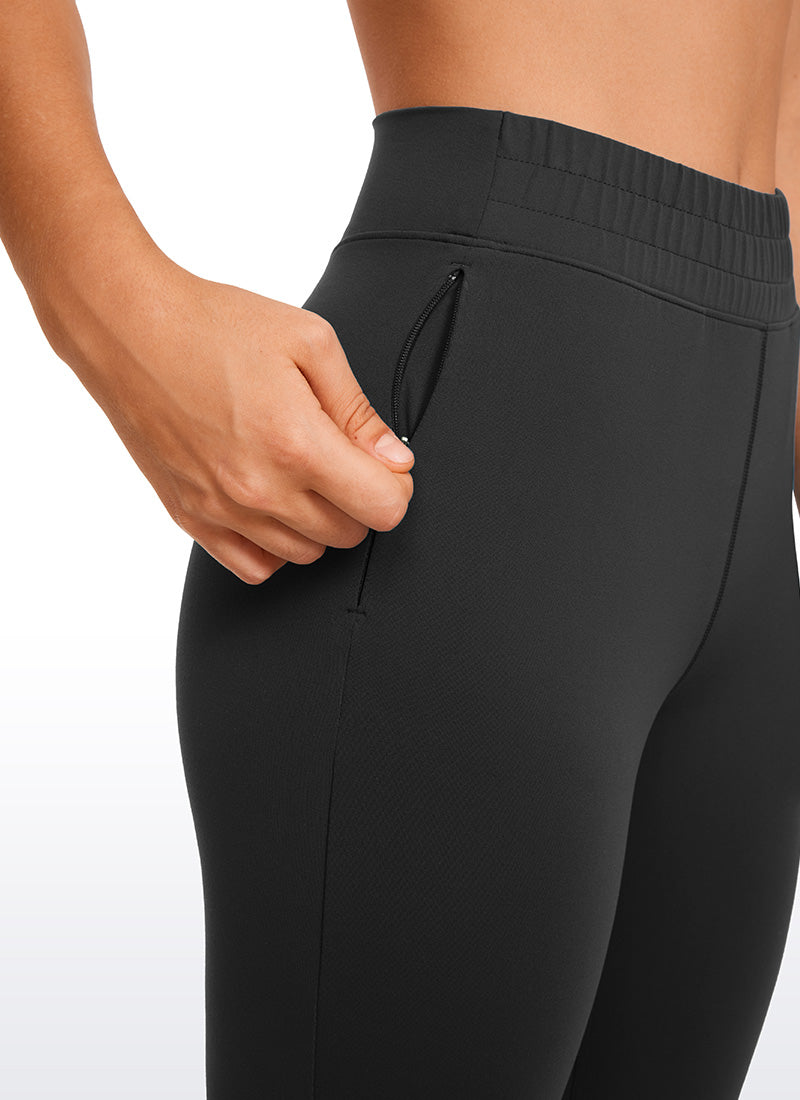 CRZ YOGA Mujeres Joggers Alta Cintura Butterluxe 27 pulg. Negro