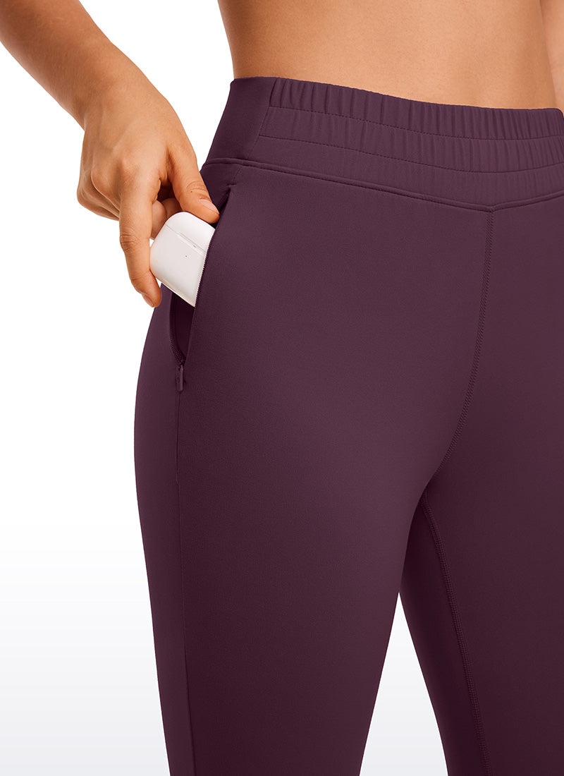CRZ YOGA Mujeres Joggers Alta Cintura Butterluxe 27 pulg. Deep Purple