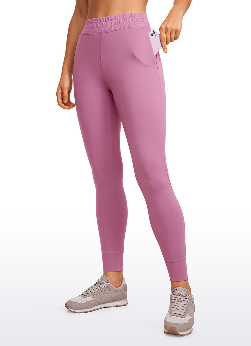 CRZ YOGA Mujeres Joggers Alta Cintura Butterluxe 27 pulg. Polvo de Terciopelo