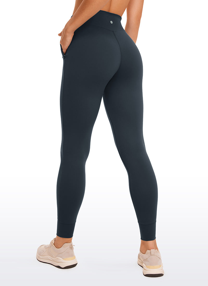 CRZ YOGA Mujeres Joggers Alta Cintura Butterluxe 27 pulg. True Navy