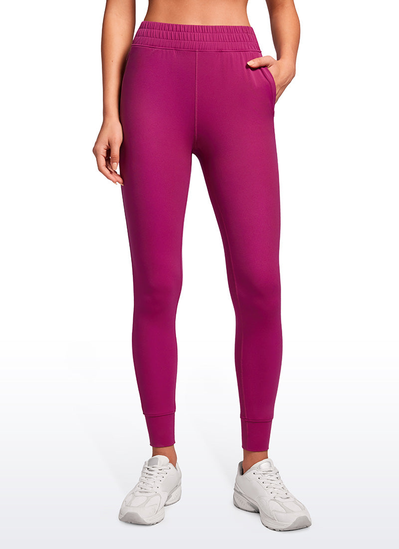 CRZ YOGA Mujeres Joggers Alta Cintura Butterluxe 27 pulg. Magenta Púrpura