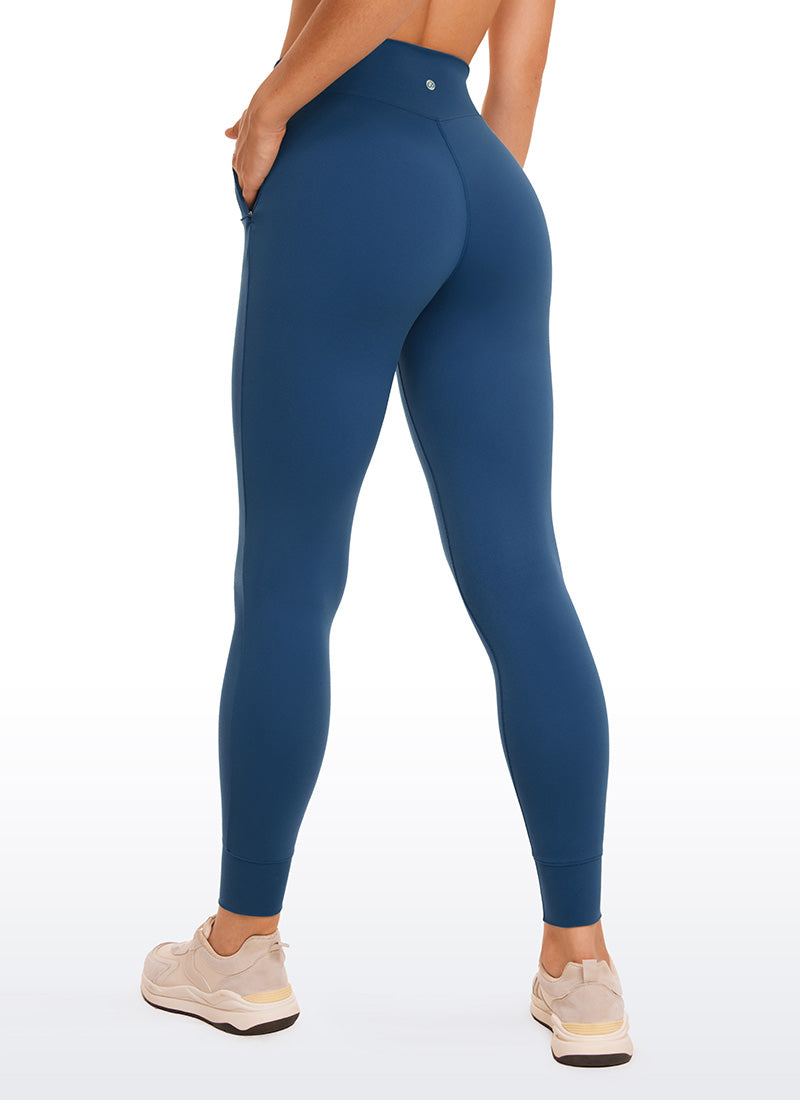 CRZ YOGA Mujeres Joggers Alta Cintura Butterluxe 27 pulg. MARFIL FRANCÉS