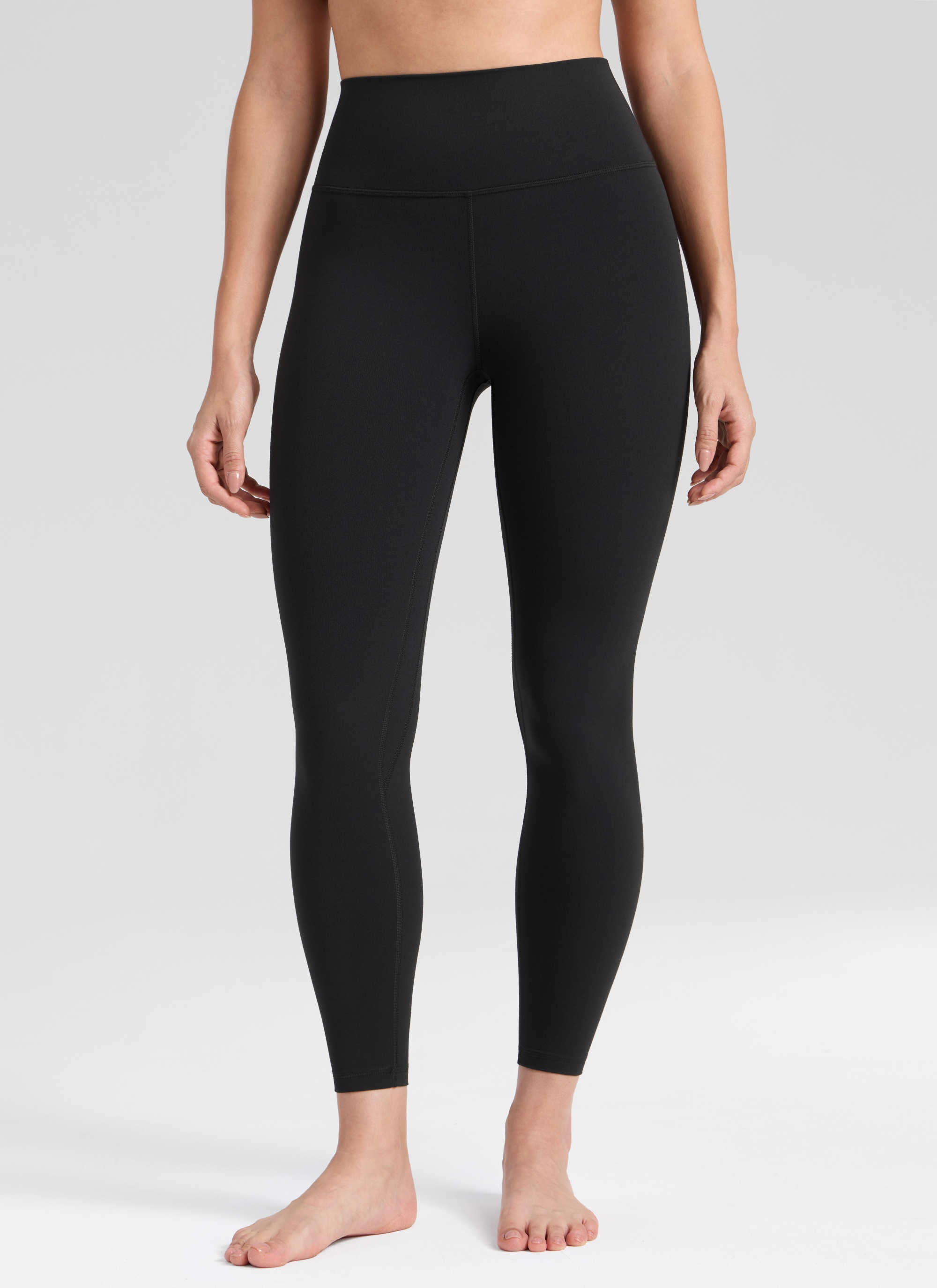 CRZ YOGA Butterlift Leggings de Yoga de 25 Pulgadas para Mujer Negro