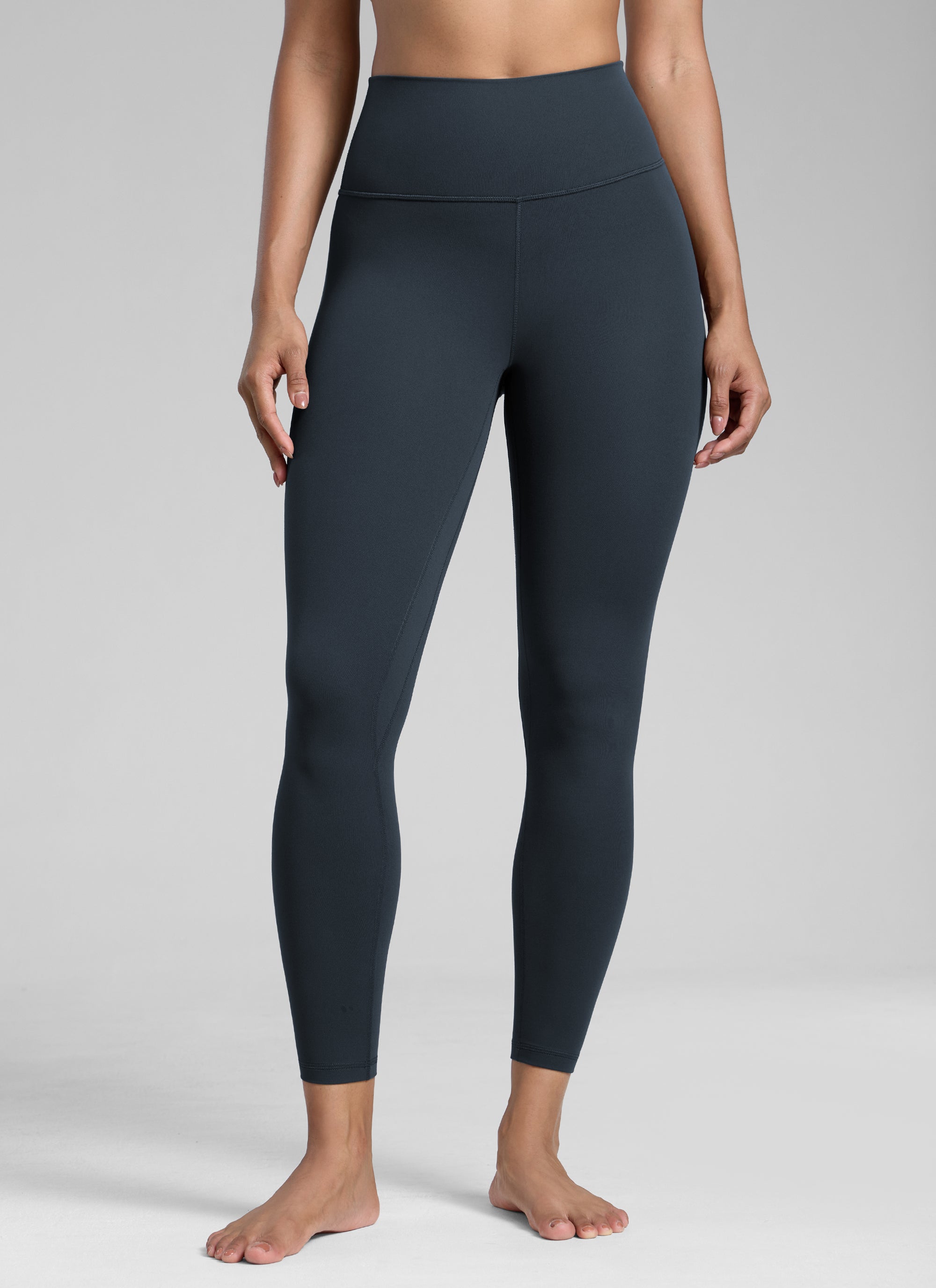 CRZ YOGA Butterlift Leggings de Yoga de 25 Pulgadas para Mujer Verde Oliva