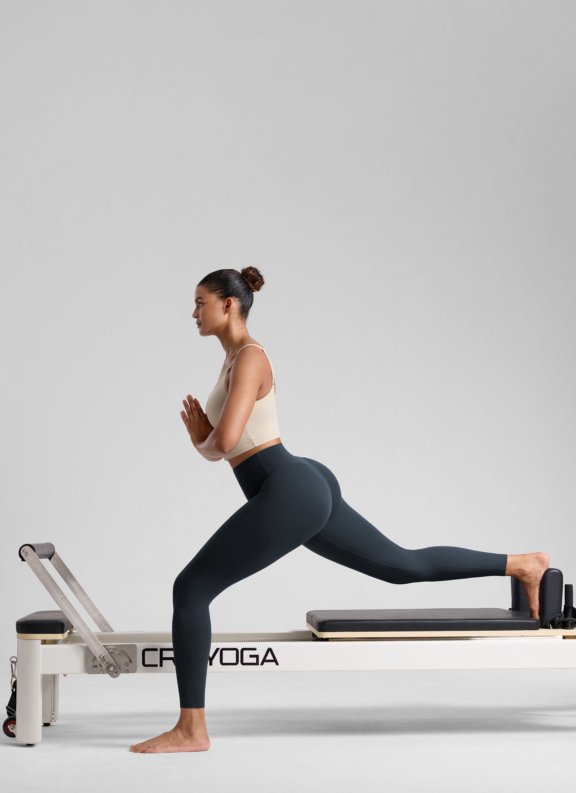 CRZ YOGA Butterlift Leggings de Yoga de 25 Pulgadas para Mujer Verde Oliva