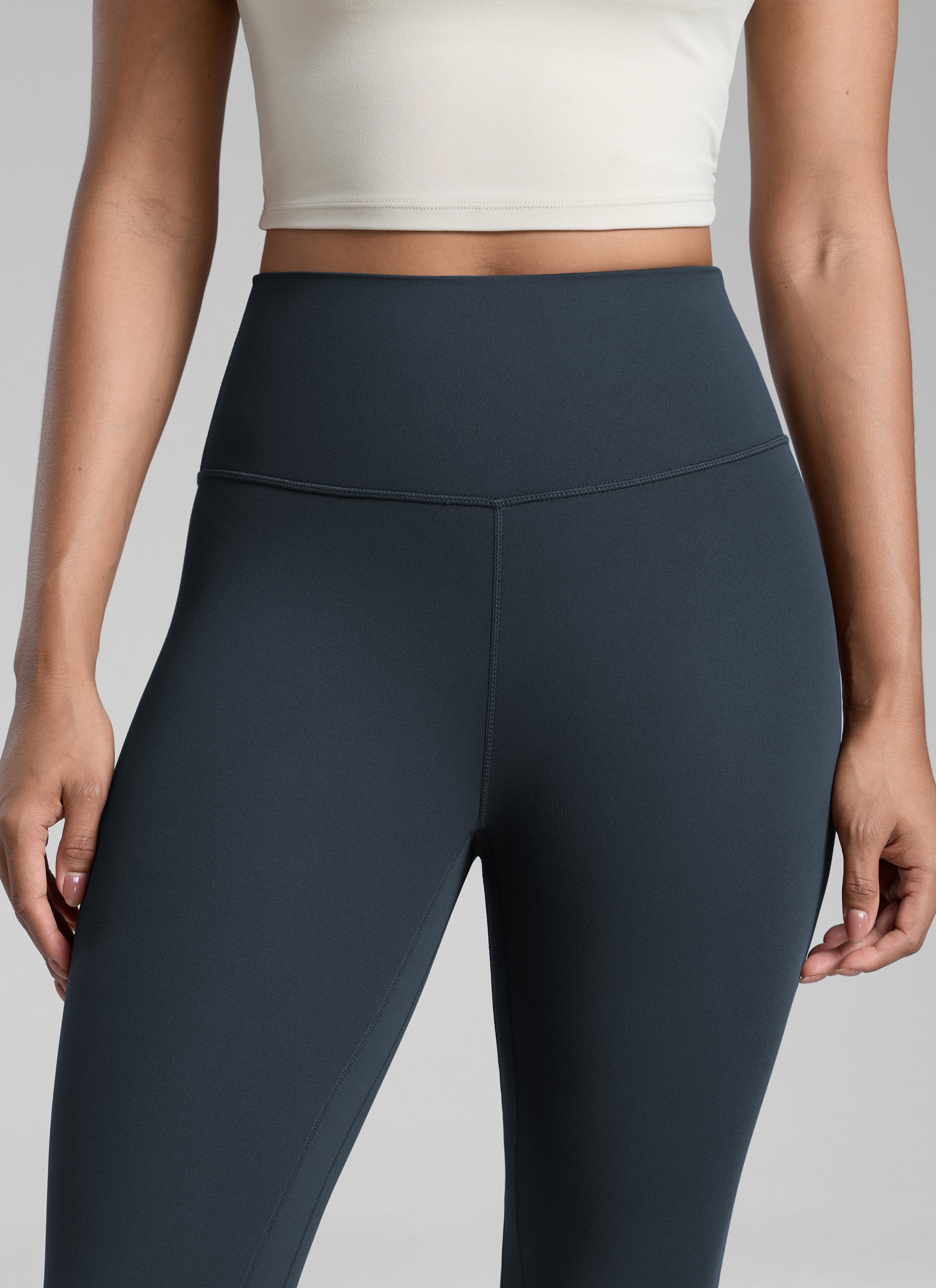 CRZ YOGA Butterlift Leggings de Yoga de 25 Pulgadas para Mujer Verde Oliva