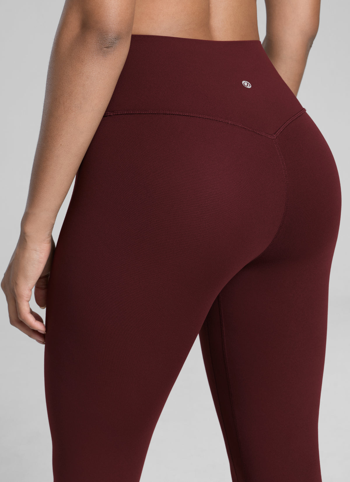 CRZ YOGA Butterlift Leggings de Yoga de 25 Pulgadas para Mujer Merlot Rojo @model_info:Barbara