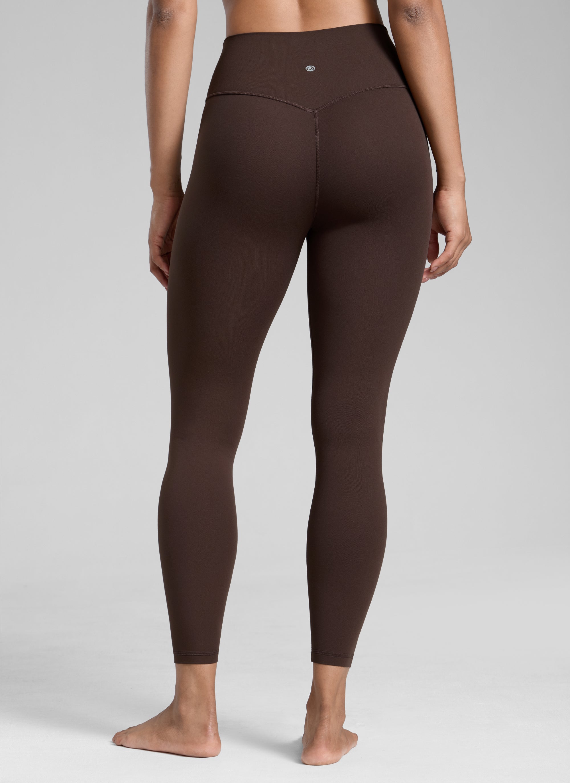 CRZ YOGA Butterlift Leggings de Yoga de 25 Pulgadas para Mujer Marrón Fudge Caliente
