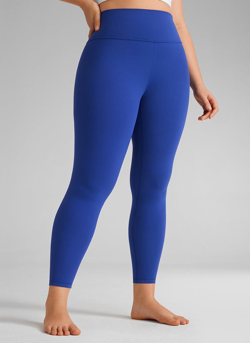 CRZ YOGA Butterlift Leggings de Yoga de 25 Pulgadas para Mujer Azul Ondulante
