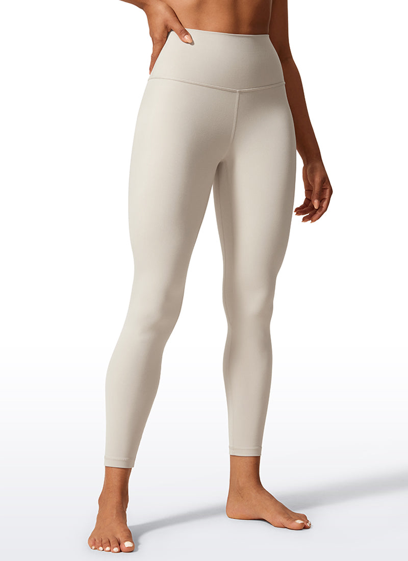 CRZ YOGA Butterlift Leggings de Yoga de 25 Pulgadas para Mujer Bronceado Mojave