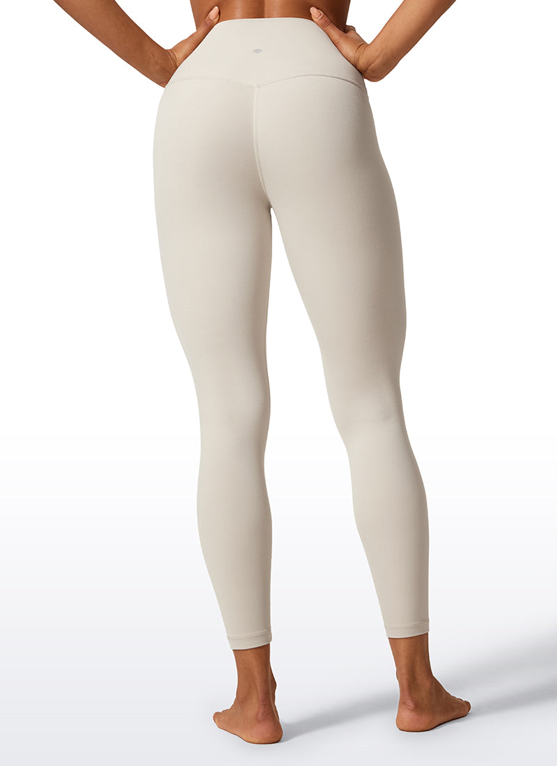 CRZ YOGA Butterlift Leggings de Yoga de 25 Pulgadas para Mujer Bronceado Mojave