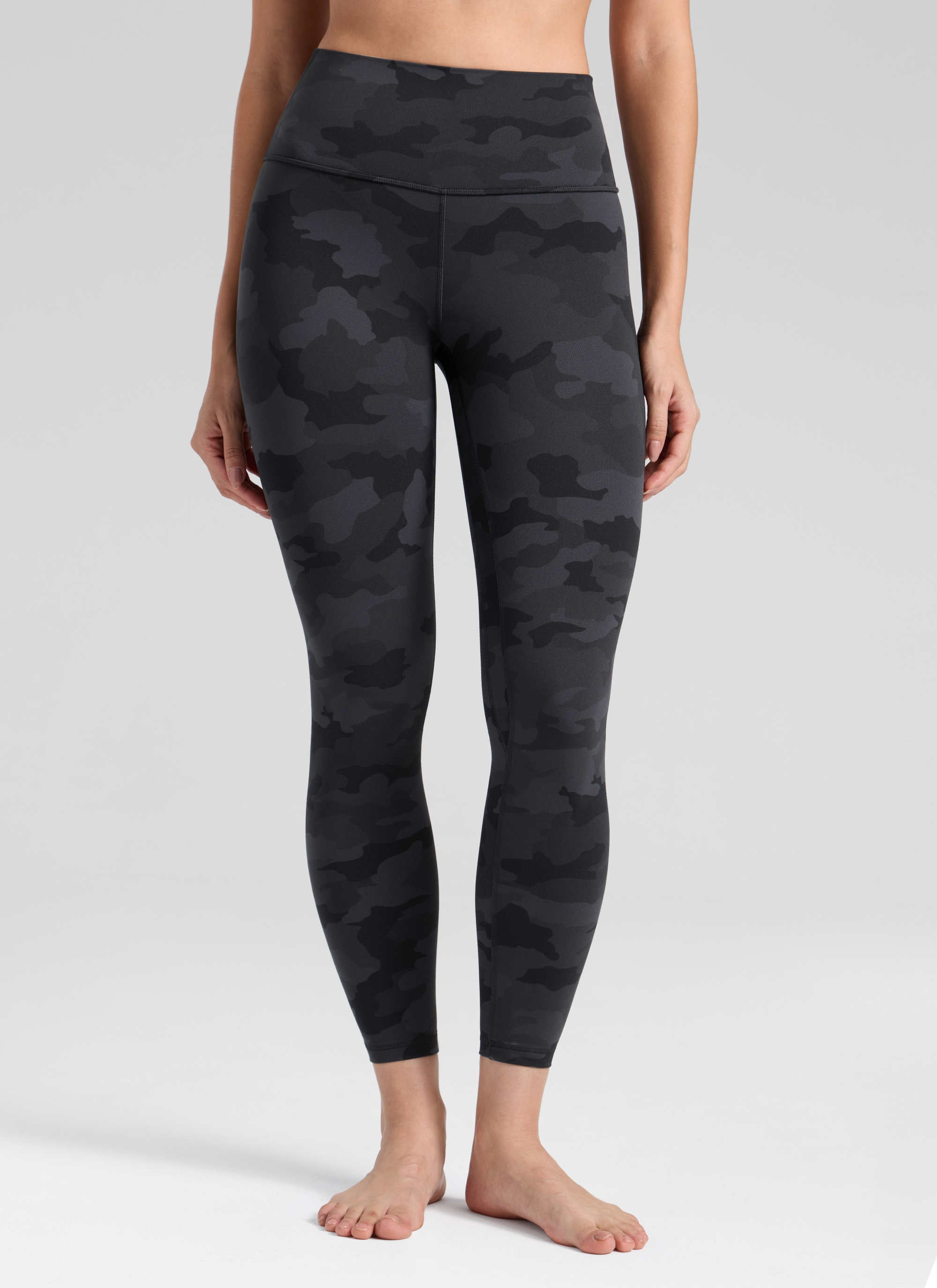 CRZ YOGA Butterlift Leggings de Yoga de 25 Pulgadas para Mujer Gris oscuro Camuflaje 2