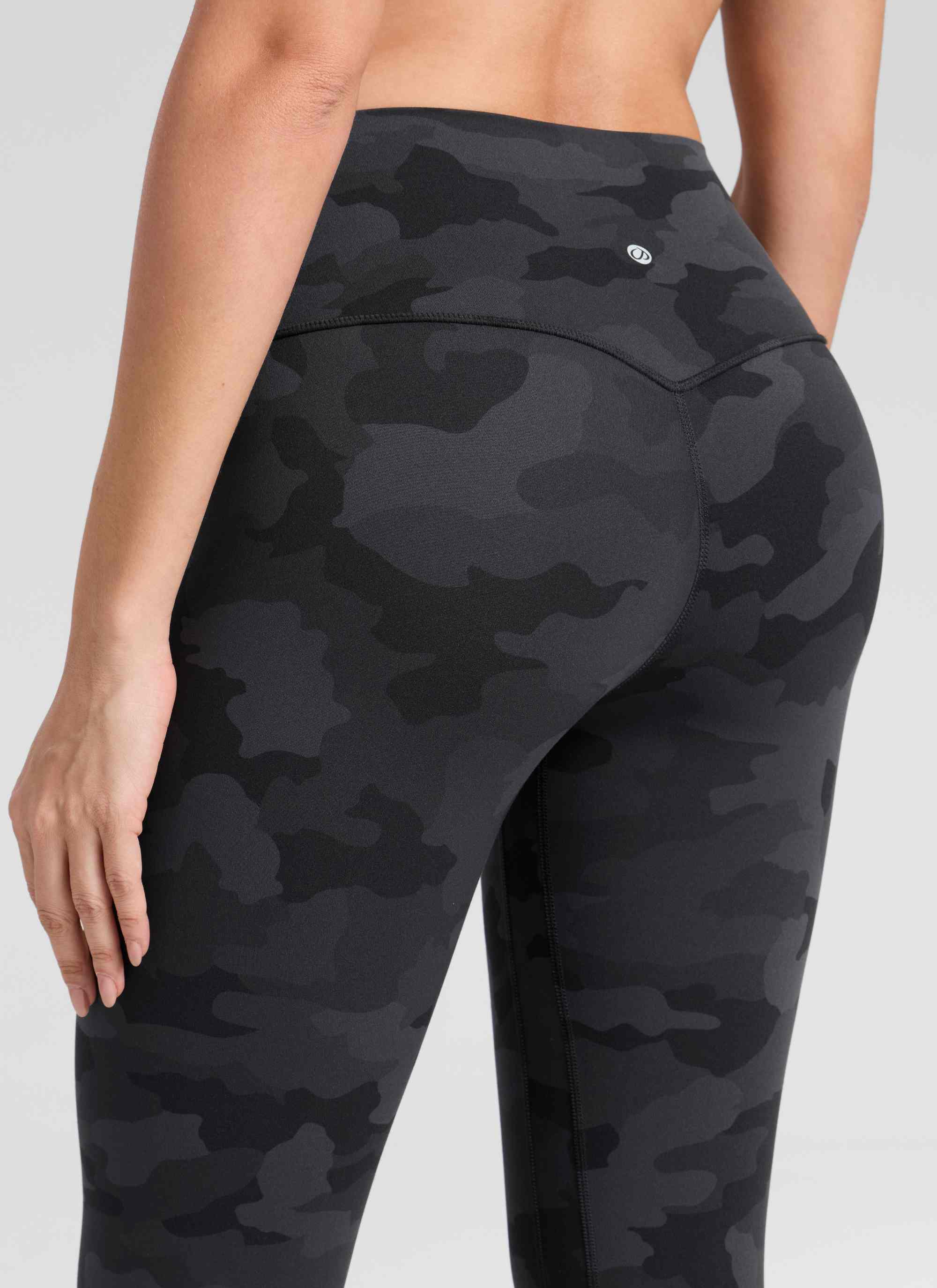 CRZ YOGA Butterlift Leggings de Yoga de 25 Pulgadas para Mujer Gris oscuro Camuflaje 2