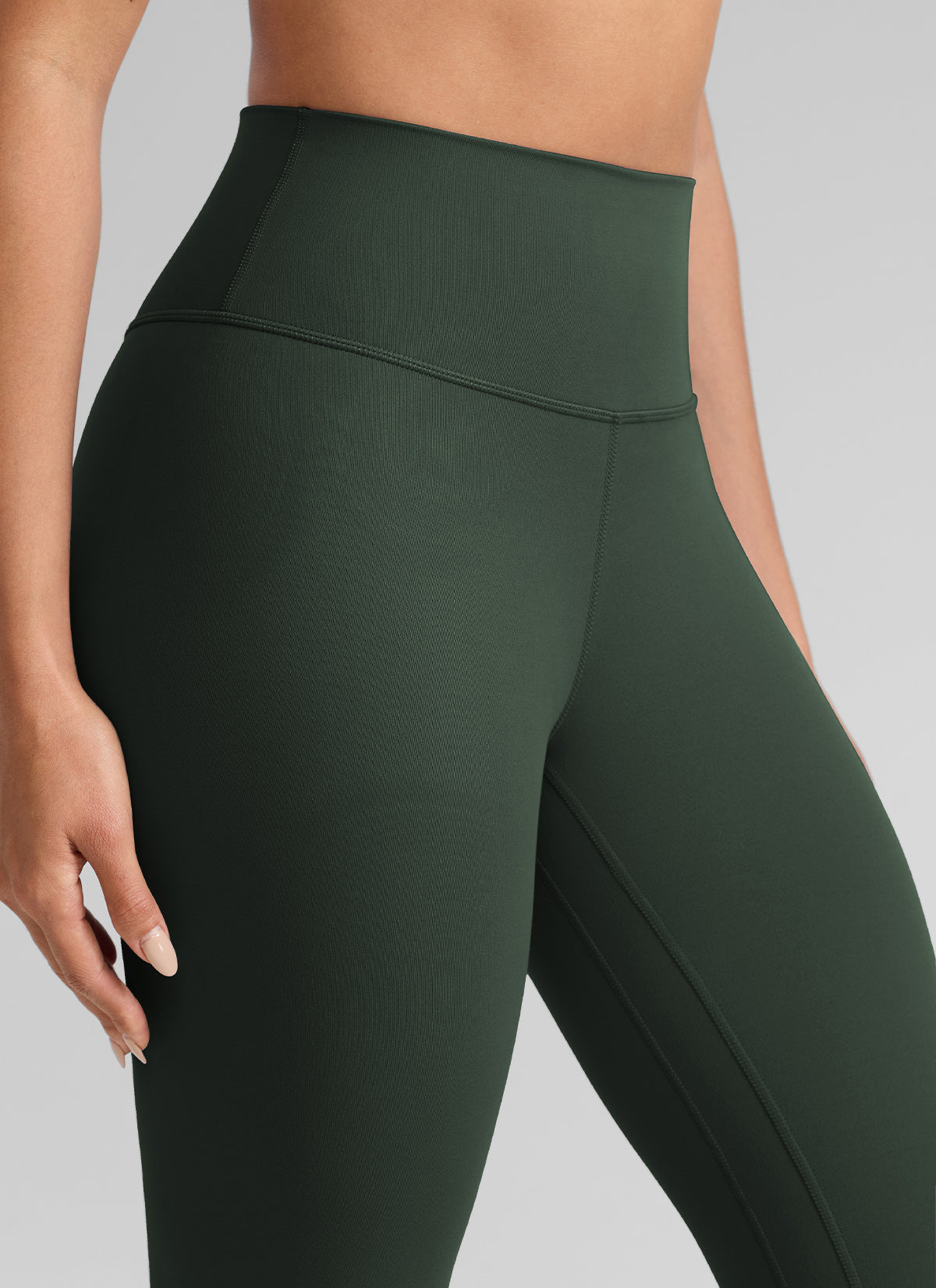 CRZ YOGA Butterlift Leggings de Yoga de 25 Pulgadas para Mujer Leyenda Verde