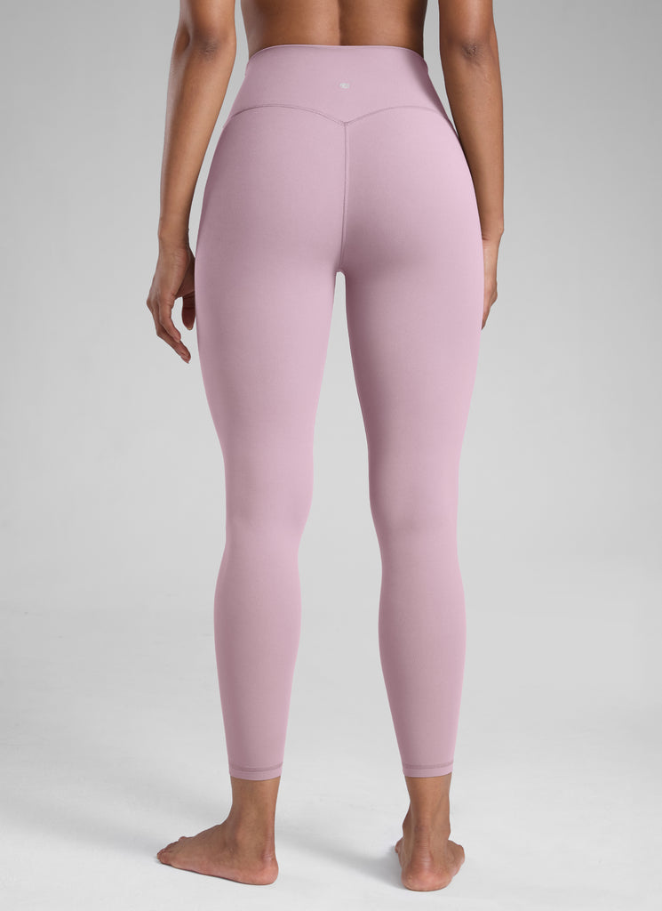 CRZ YOGA Butterlift Leggings de Yoga de 25 Pulgadas para Mujer Rosa Lila
