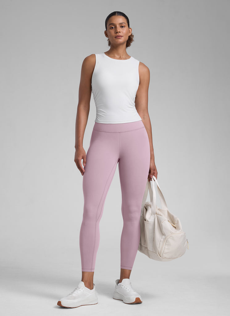 CRZ YOGA Butterlift Leggings de Yoga de 25 Pulgadas para Mujer Rosa Lila