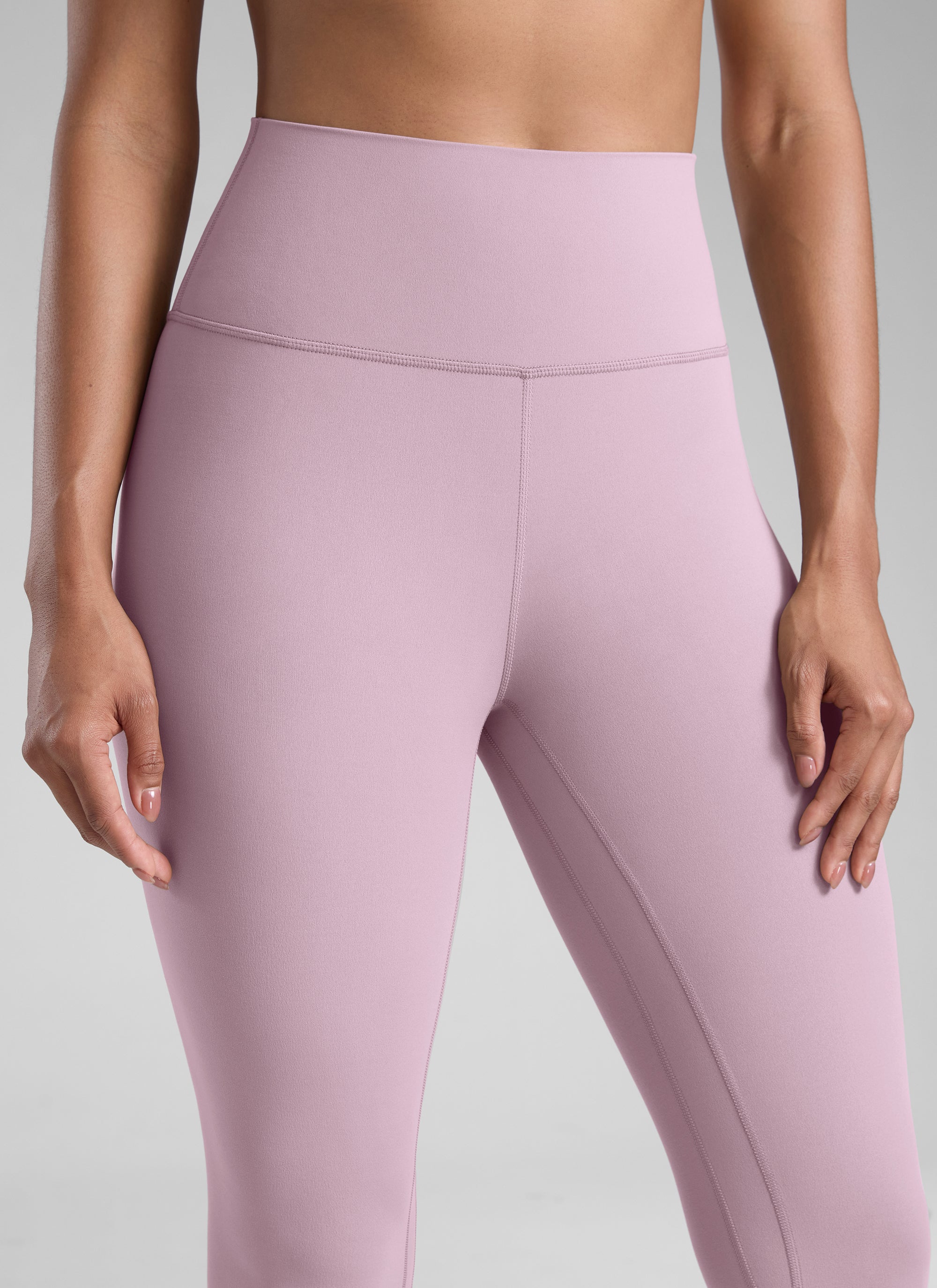 CRZ YOGA Butterlift Leggings de Yoga de 25 Pulgadas para Mujer Rosa Lila