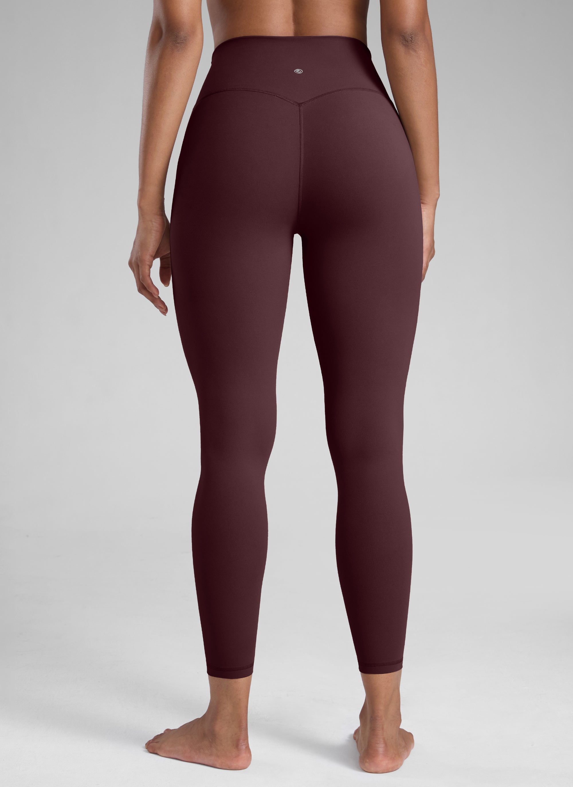 CRZ YOGA Butterlift Leggings de Yoga de 25 Pulgadas para Mujer Ciruela madura