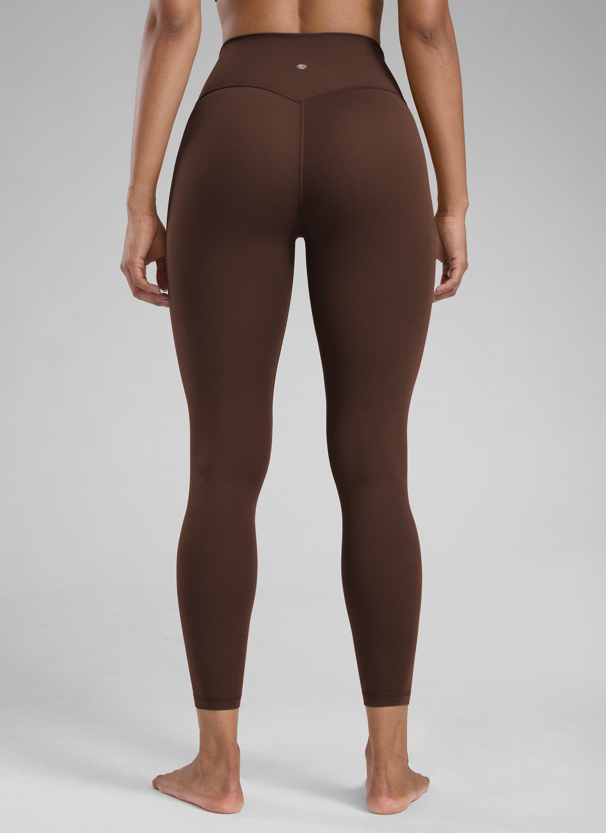 CRZ YOGA Butterlift Leggings de Yoga de 25 Pulgadas para Mujer Marrón Lava
