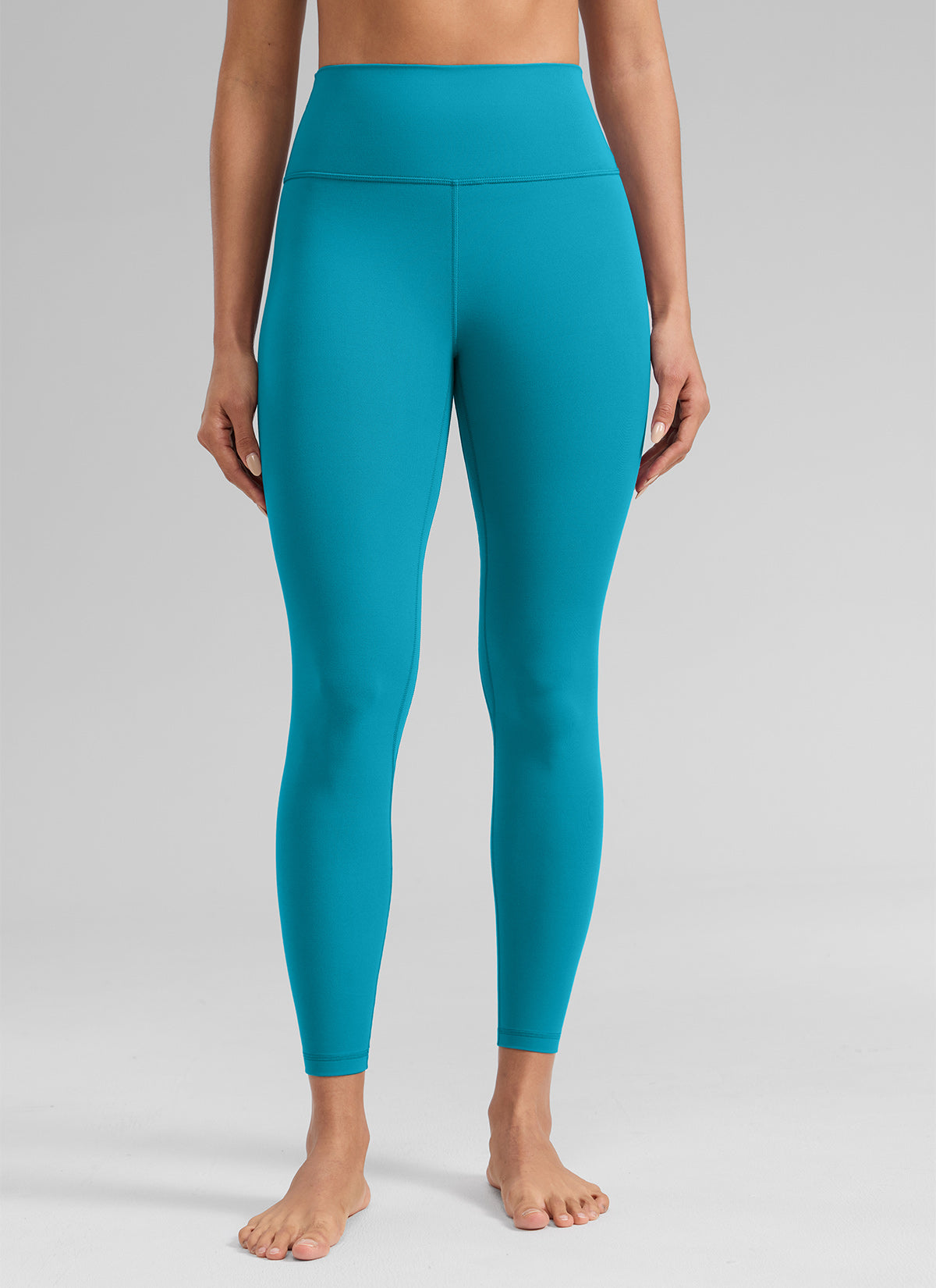 CRZ YOGA Butterlift Leggings de Yoga de 25 Pulgadas para Mujer Azul Hawaiano