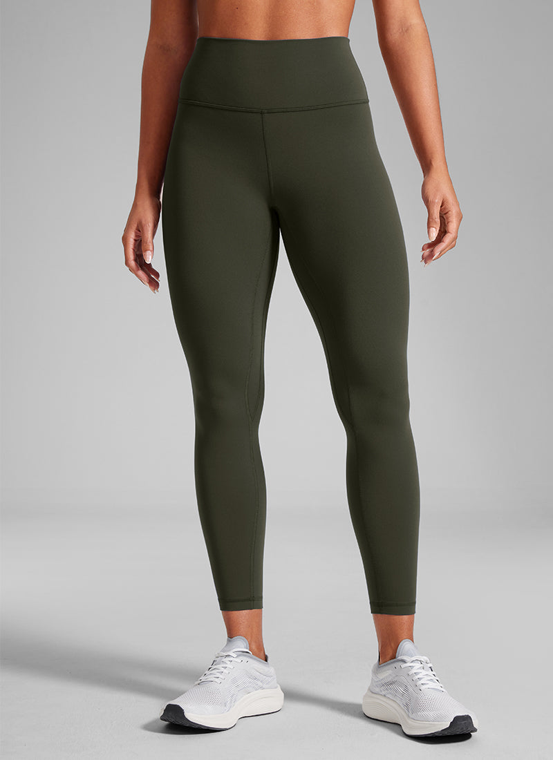 CRZ YOGA Butterlift Leggings de Yoga de 25 Pulgadas para Mujer Verde Oliva