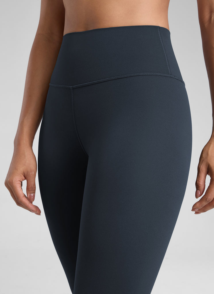 CRZ YOGA Leggings de Mujer Cintura Alta Capris para Ejercicio 23 Pulgadas True Navy