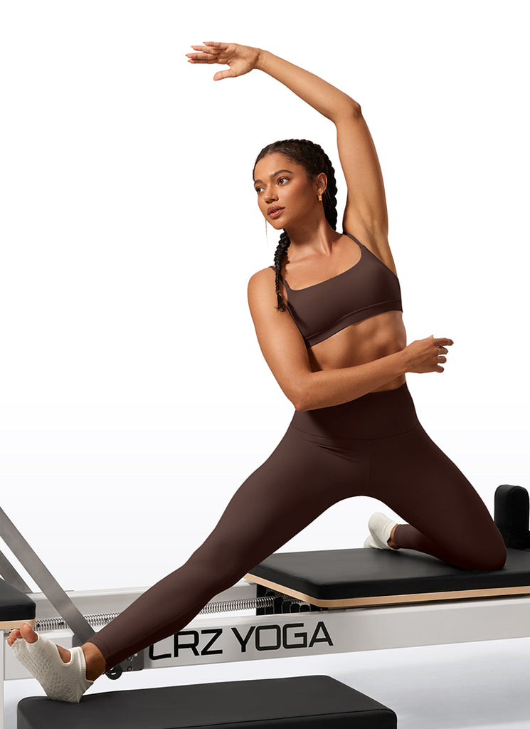 CRZ YOGA Butterlift Leggings con Efecto Mariposa y Tiro Alto para Mujer Negro