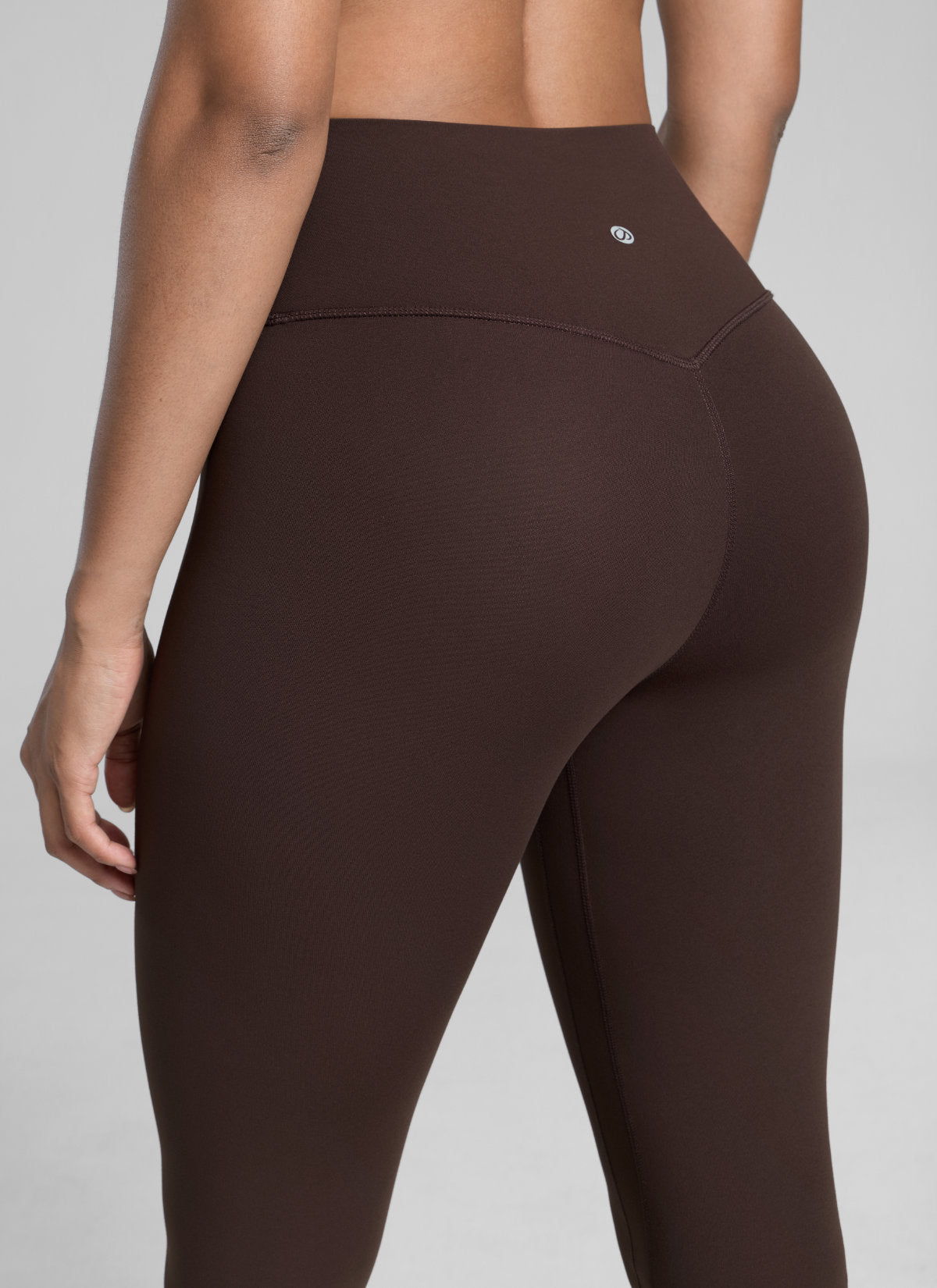 CRZ YOGA Butterlift Leggings con Efecto Mariposa y Tiro Alto para Mujer Marrón Fudge Caliente