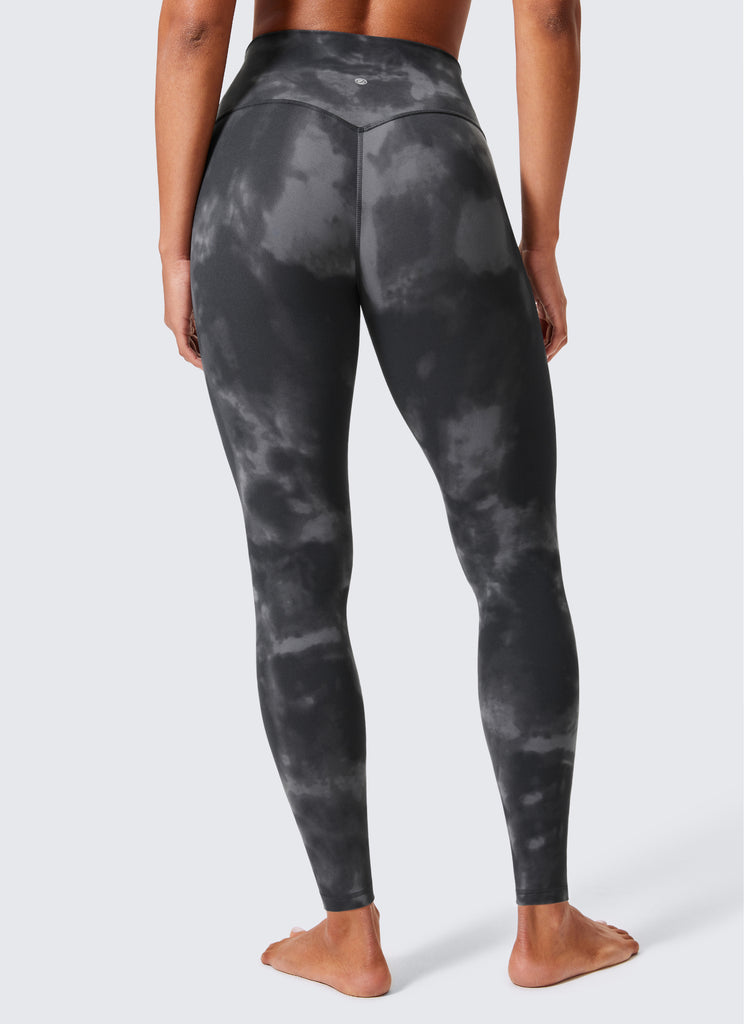 CRZ YOGA Butterlift Leggings con Efecto Mariposa y Tiro Alto para Mujer Marrón Fudge Caliente
