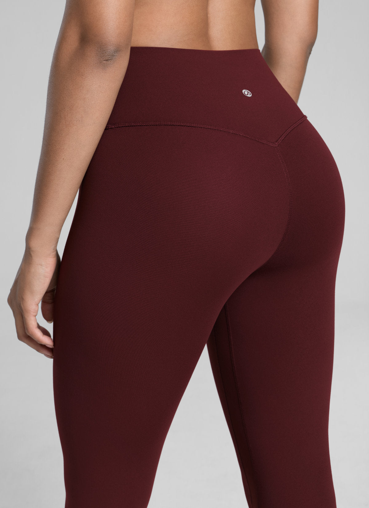 CRZ YOGA Butterlift Leggings con Efecto Mariposa y Tiro Alto para Mujer Merlot Rojo