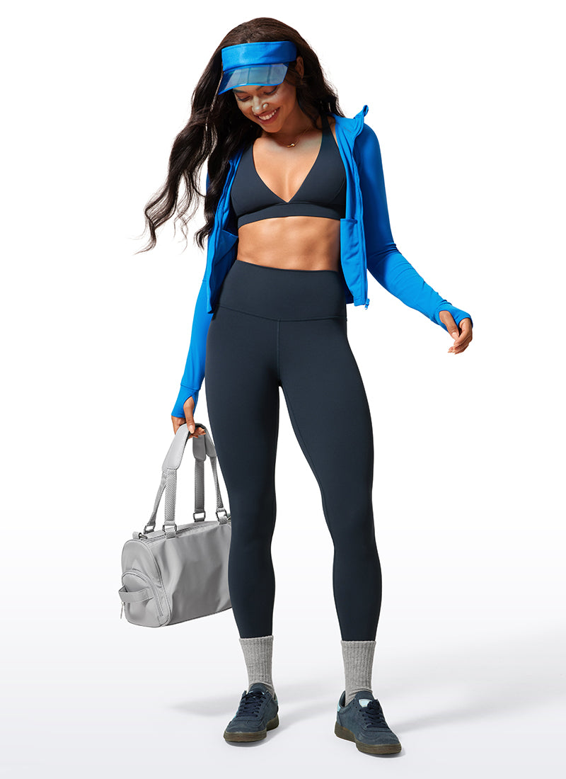 CRZ YOGA Butterlift Leggings con Efecto Mariposa y Tiro Alto para Mujer True Navy
